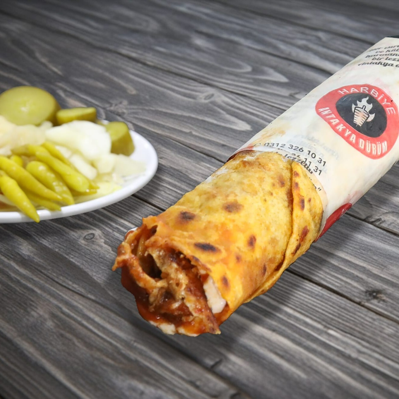 Kaşarlı Tavuk Döner Dürüm