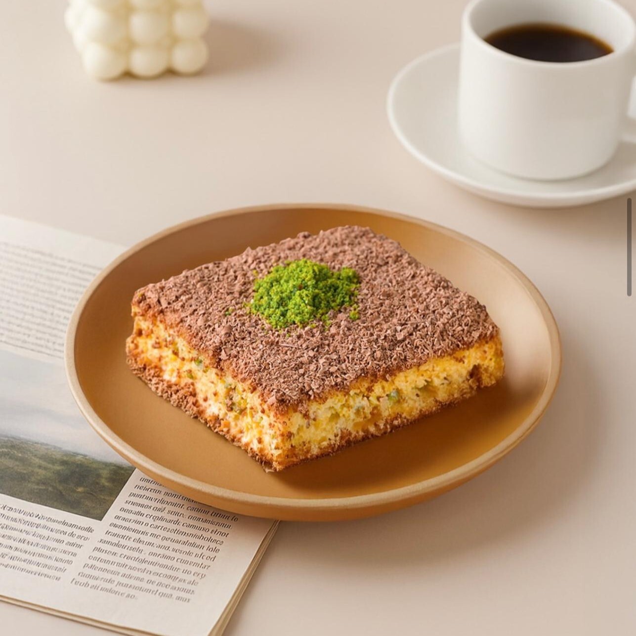 Fıstıklı Portakallı Sütlü Kadayıf (1 kg )