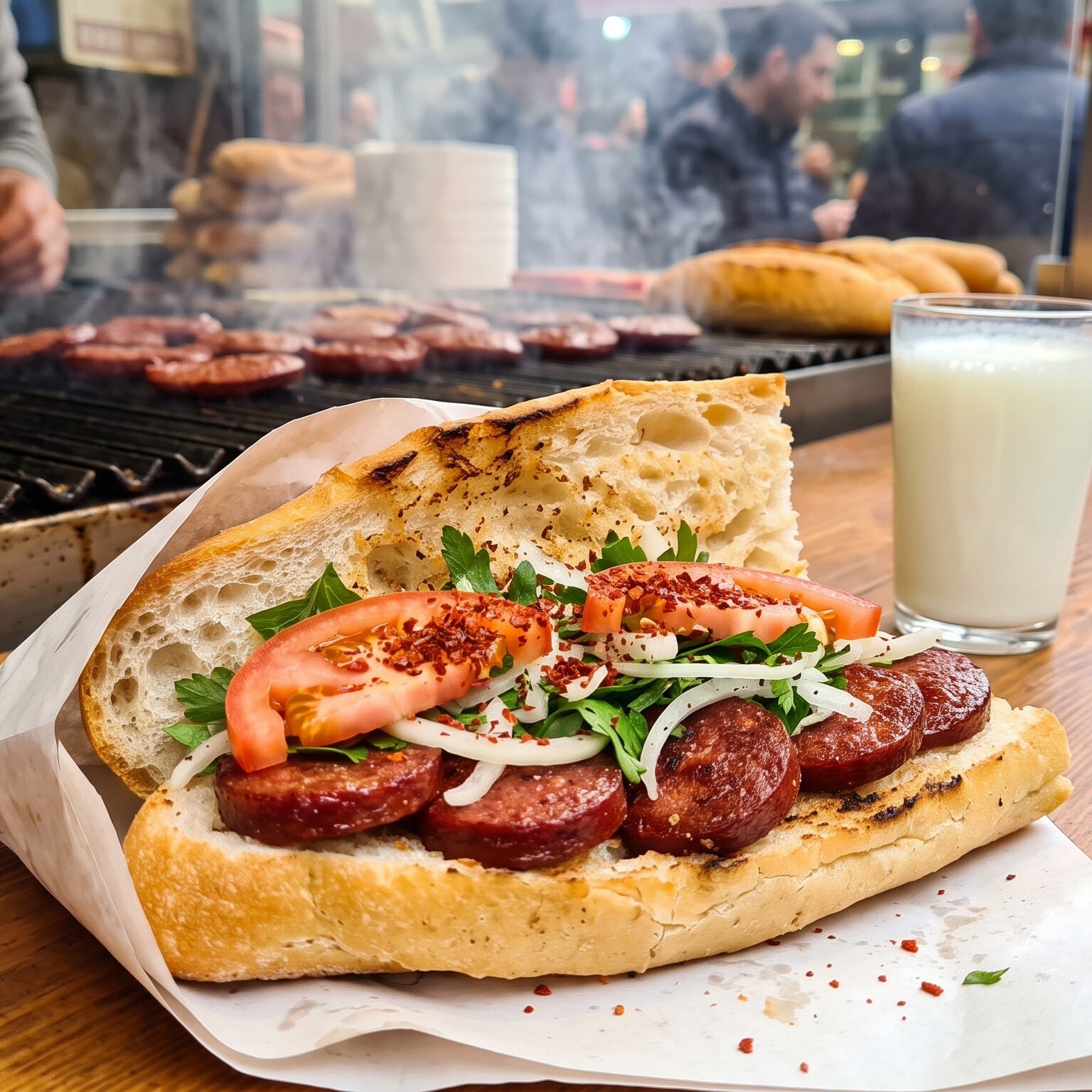 Sucuk Ekmek Menü