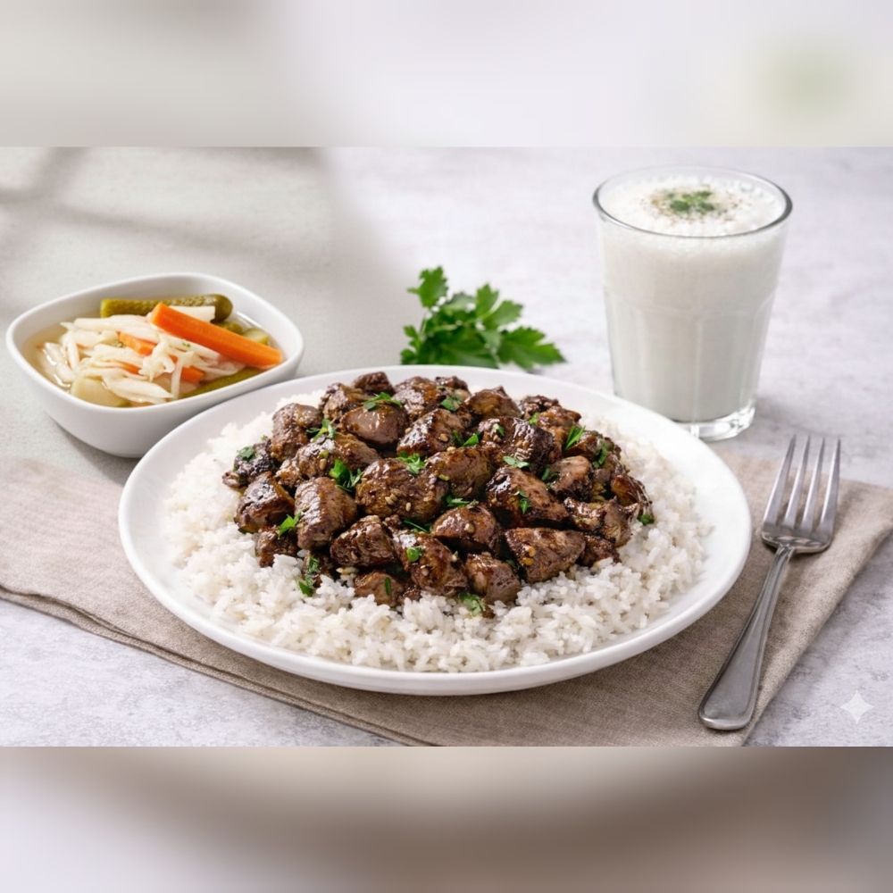 Tavuk Ciğerli Pilav Menü 5