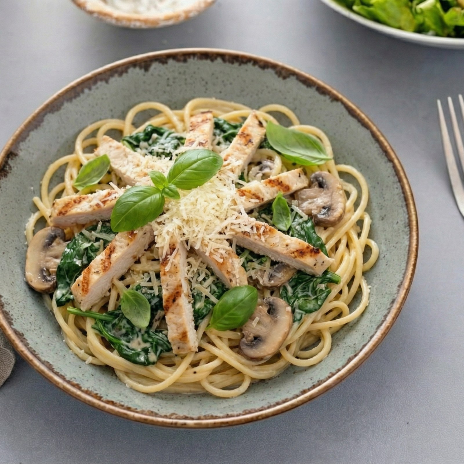 Spinach Makarna