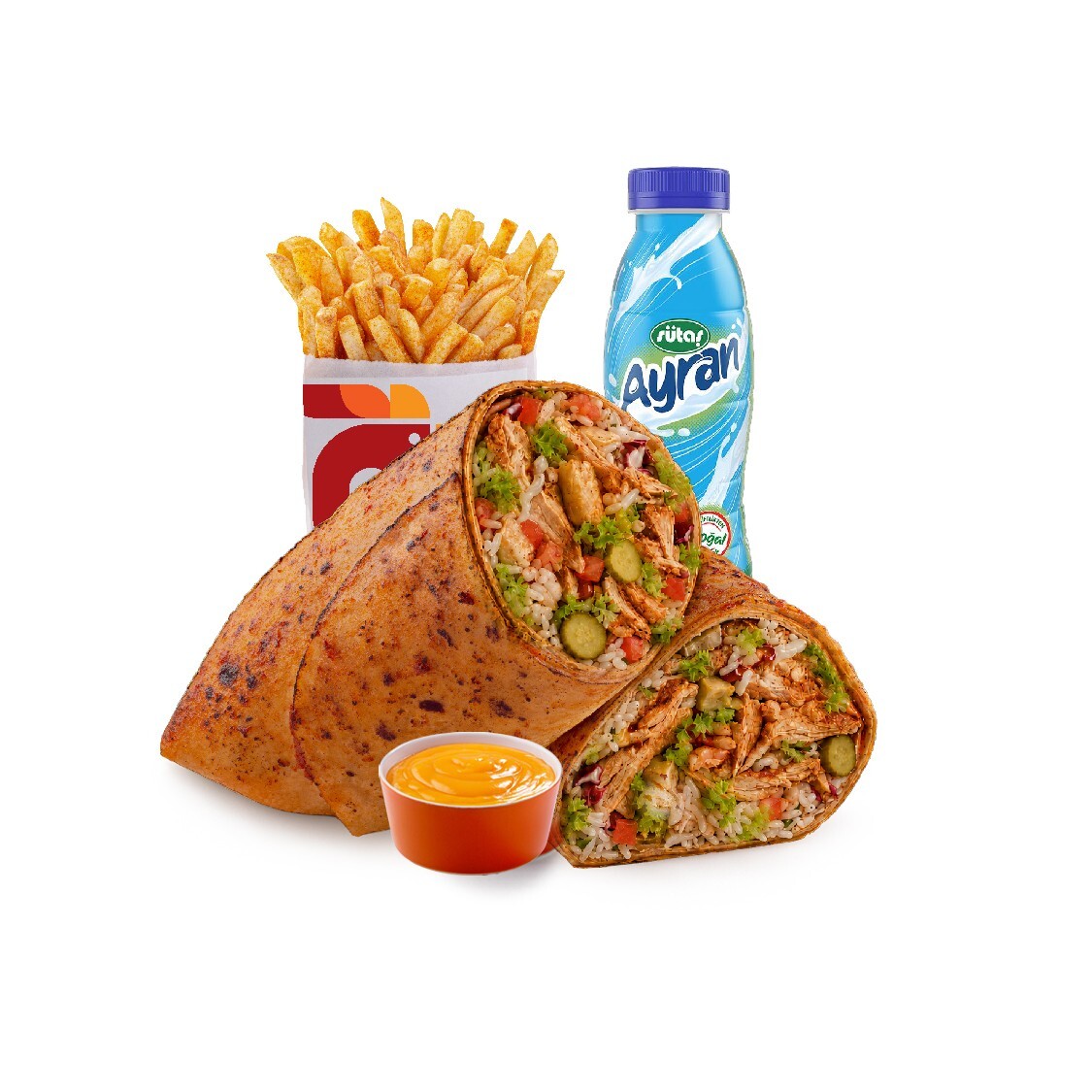 Mogaf Mexicano Tavuk Burrito Menü