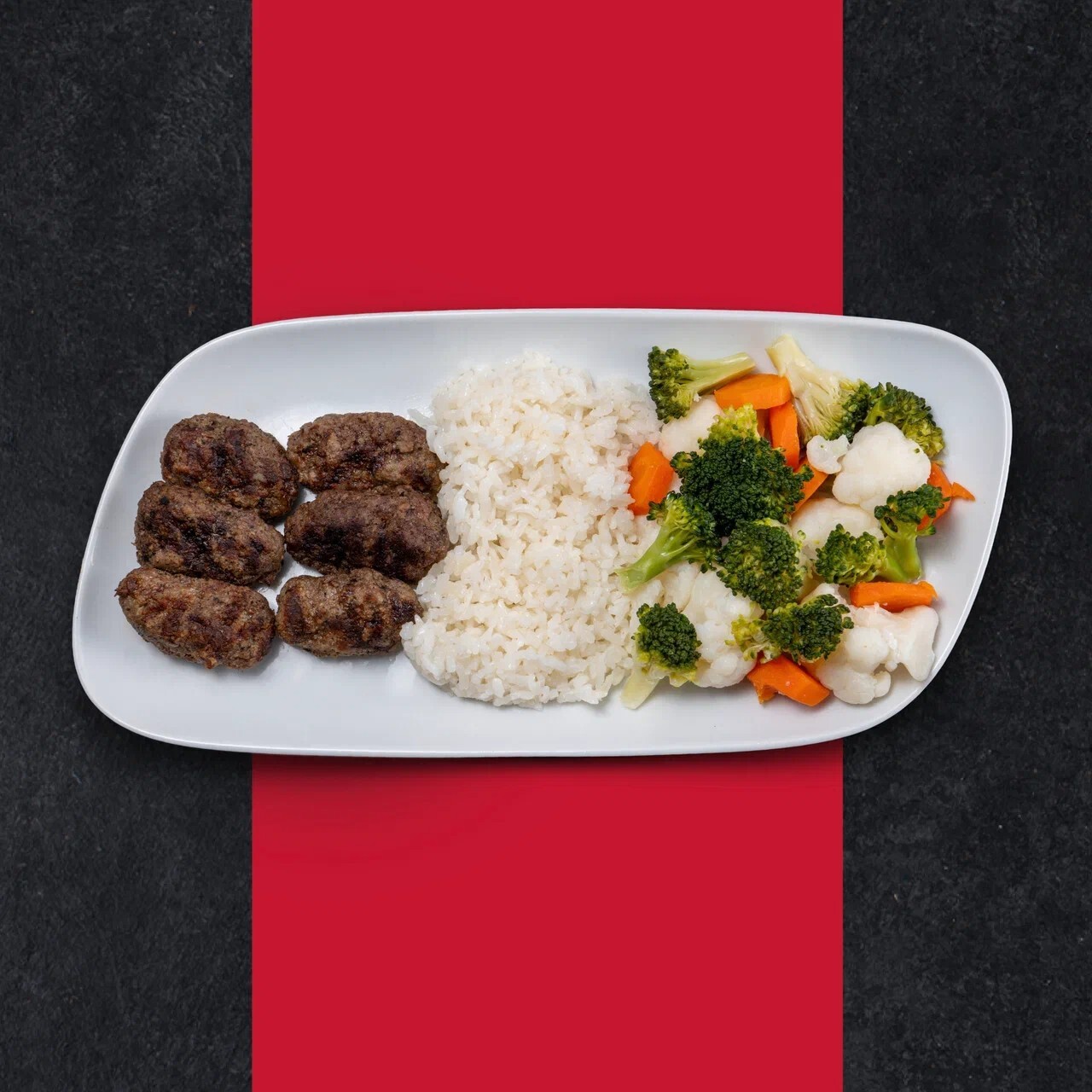 Pirinç Pilavı & Köfte Üçlüsü