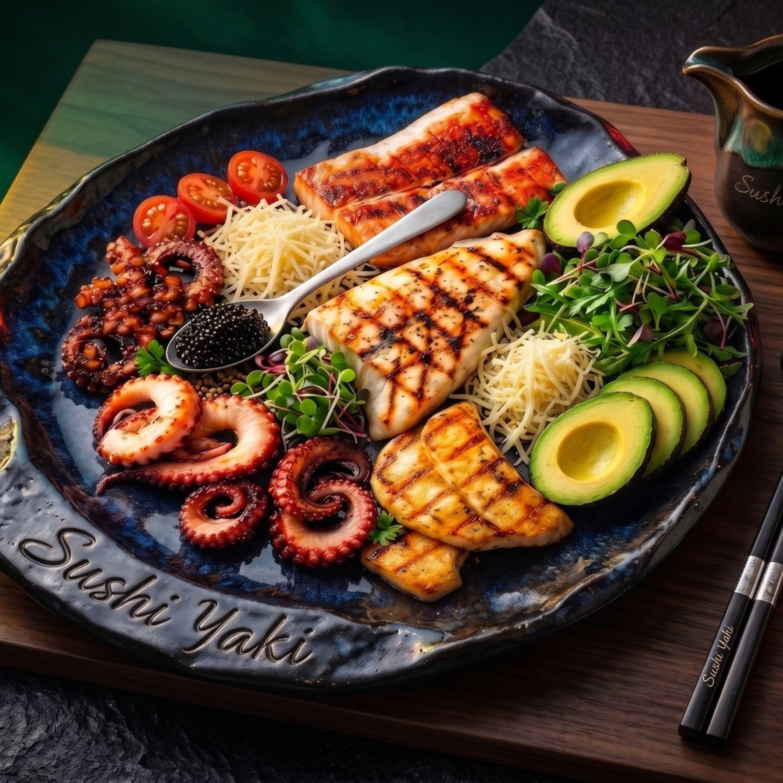 269- Havyar & Parmesanlı Lüx Fish Plate