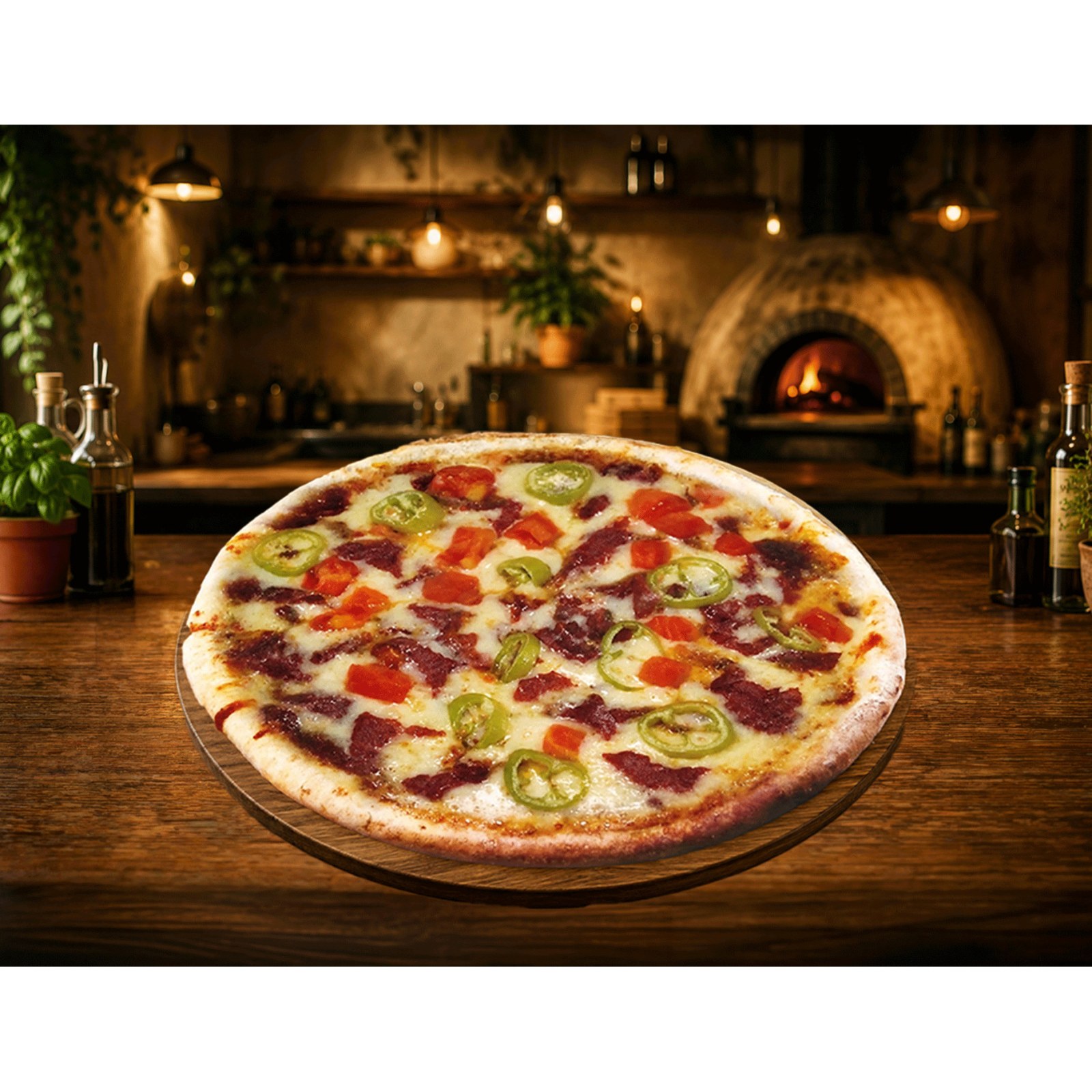 Pastırmalı Pizza