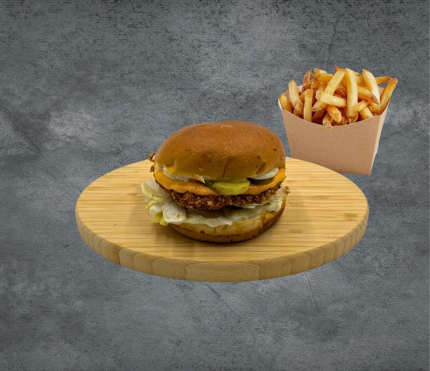 Ranch Tavuk Burger Menü