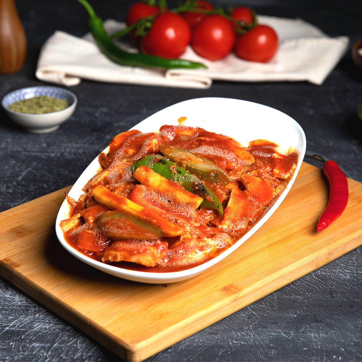İskender (Tavuk Dönerden) (100 gr.)