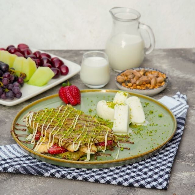 Waffle Katmer (1 kişilik)