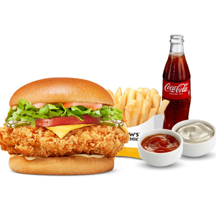 Acı Wow'S Chicken Burger Menü
