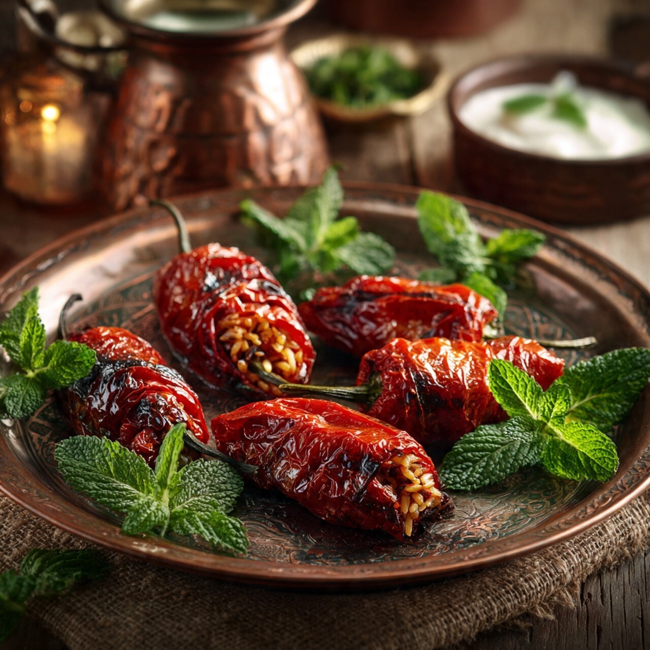 kuru biber dolması 500 gr