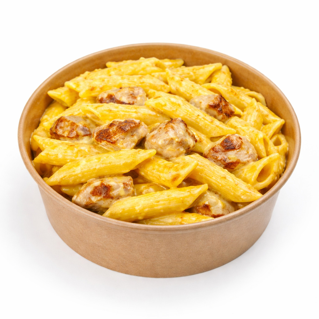 Körili Tavuklu Kremalı Penne
