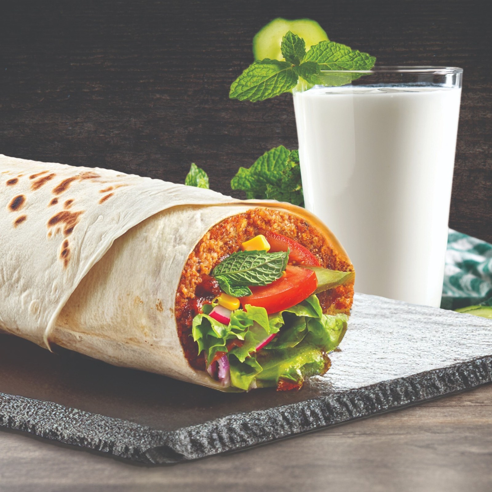 Ultra Maxi Çiğ Köfte Dürüm (200 gr.) Menü