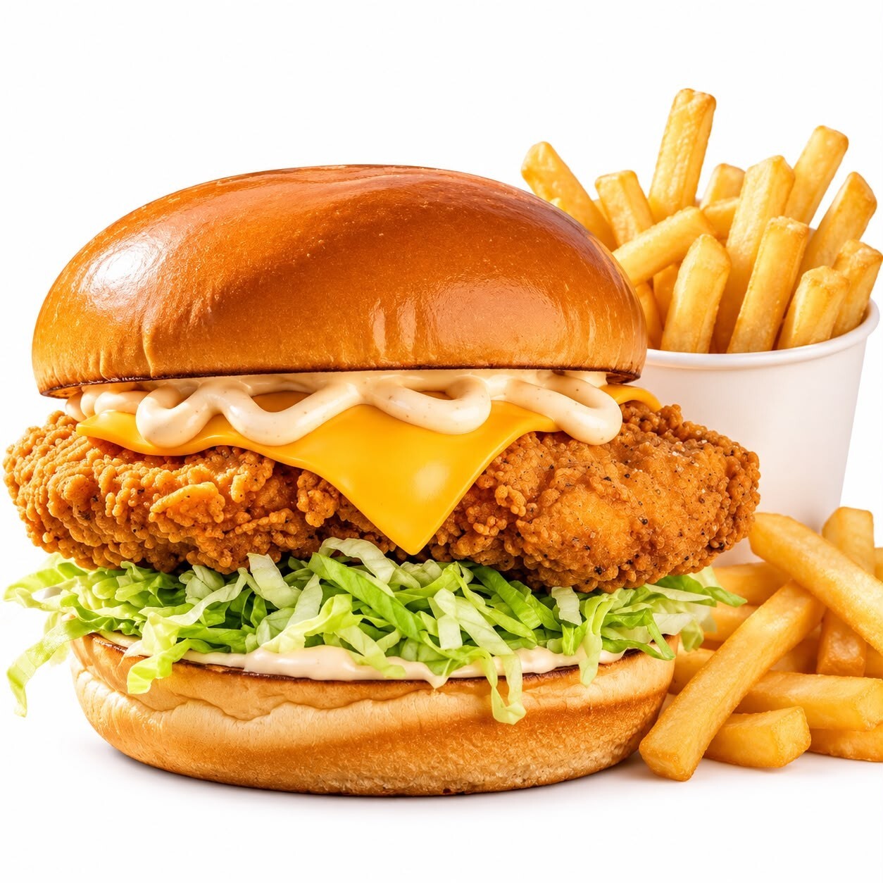 Crispy Sweet Mayo Burger