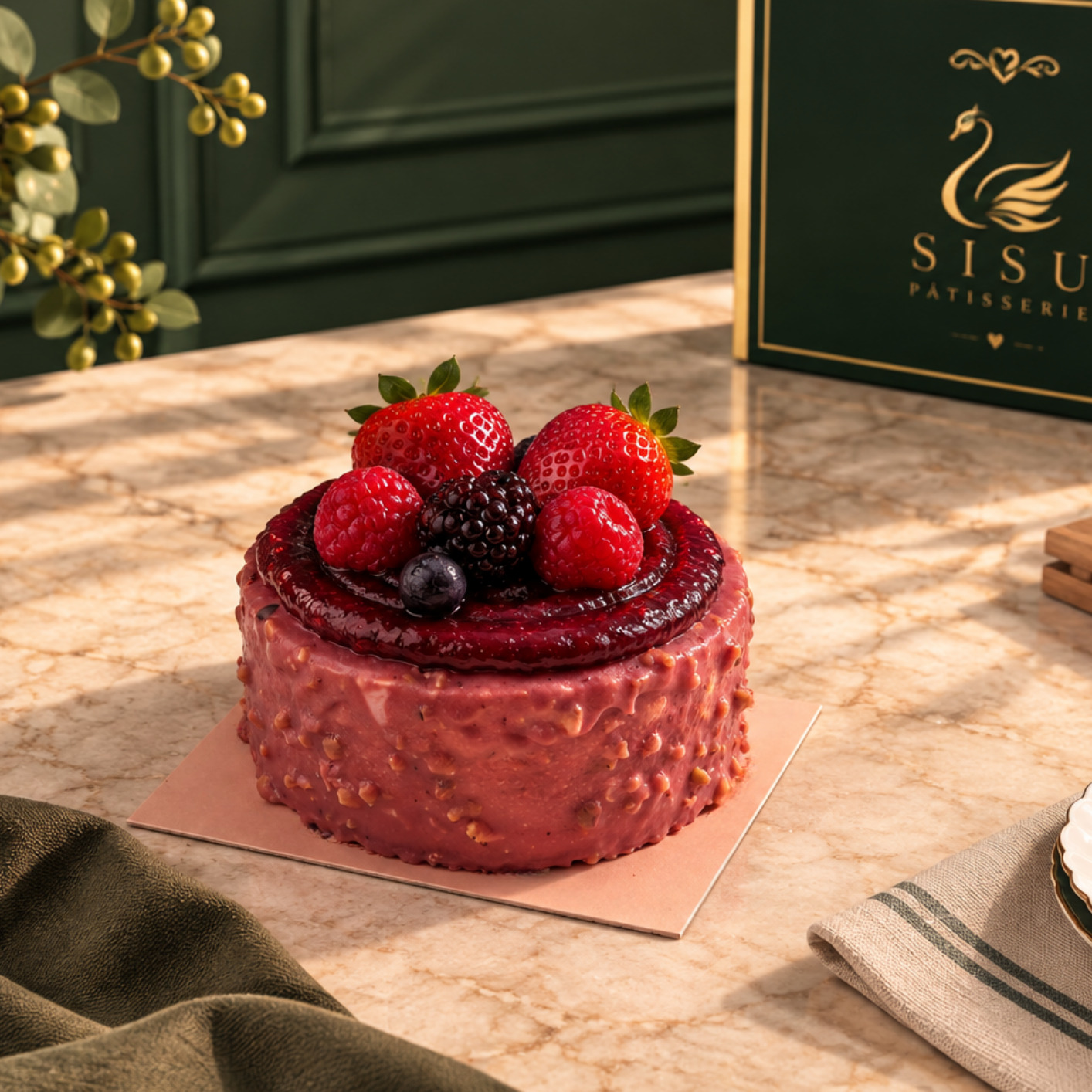 Frambuazlı Cheesecake
