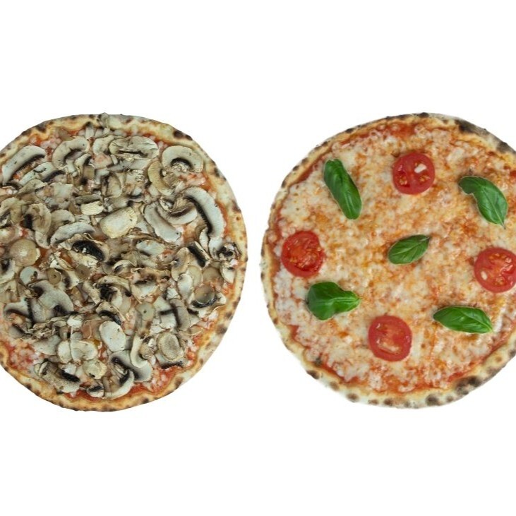Mantarlı Pizza (Orta Boy) + Margarita Pizza (Küçük Boy)