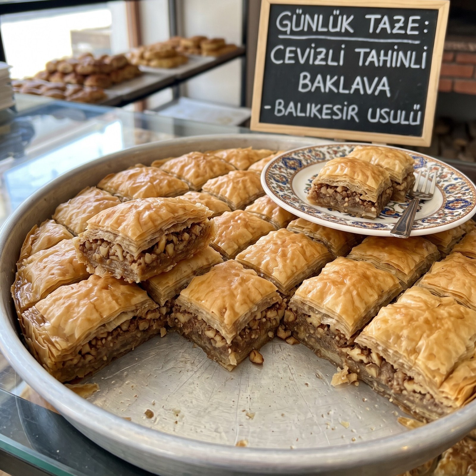 Cevizli Tahinli Baklava (500 gr)