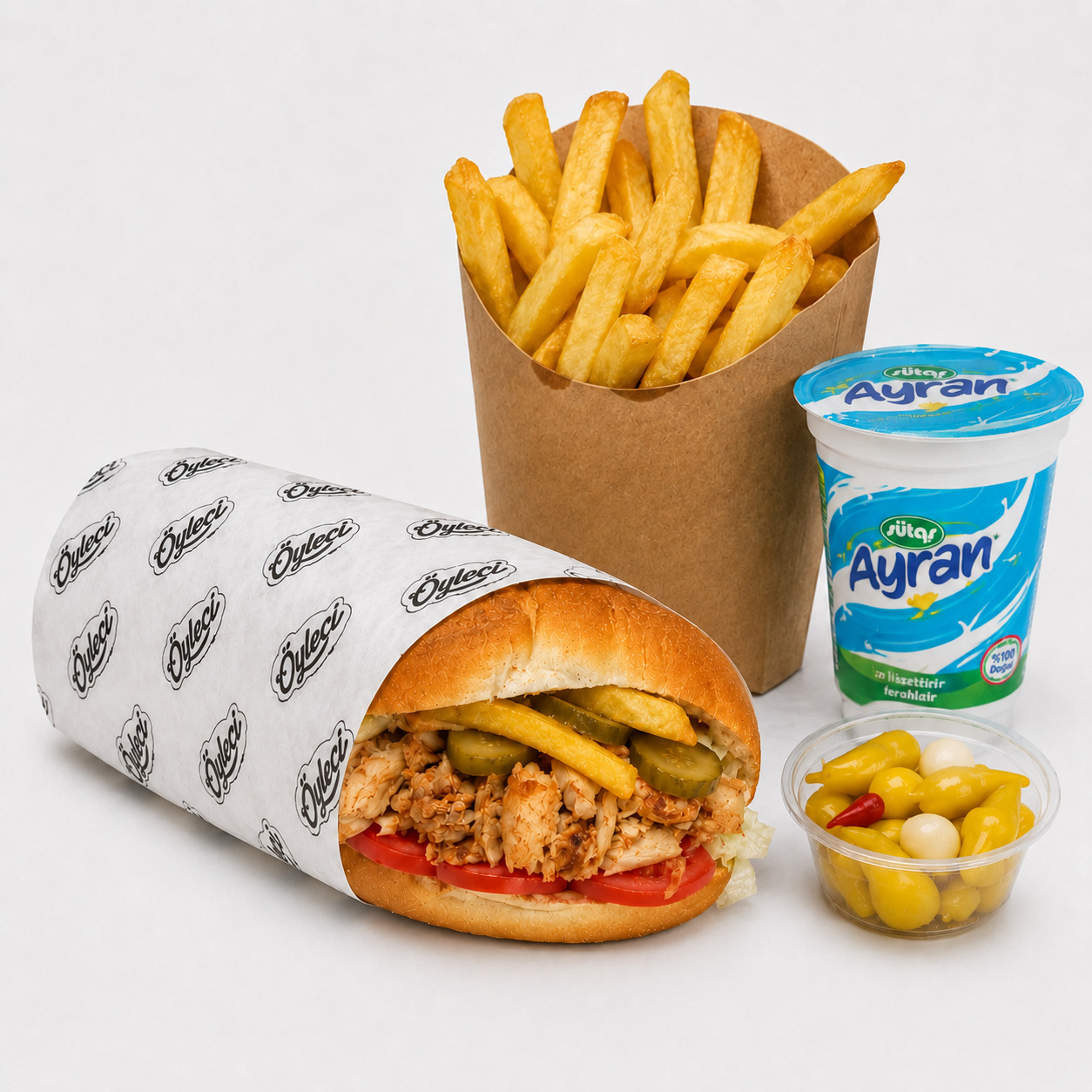 Ekmek Arası Tavuk Menü
