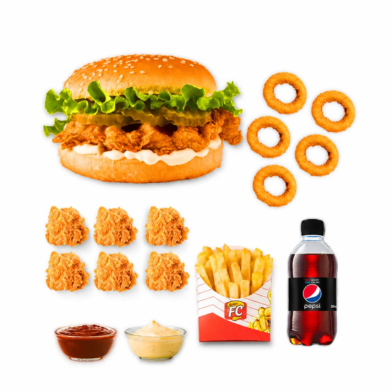 Uber Eats Tek Kişilik Özel Menü