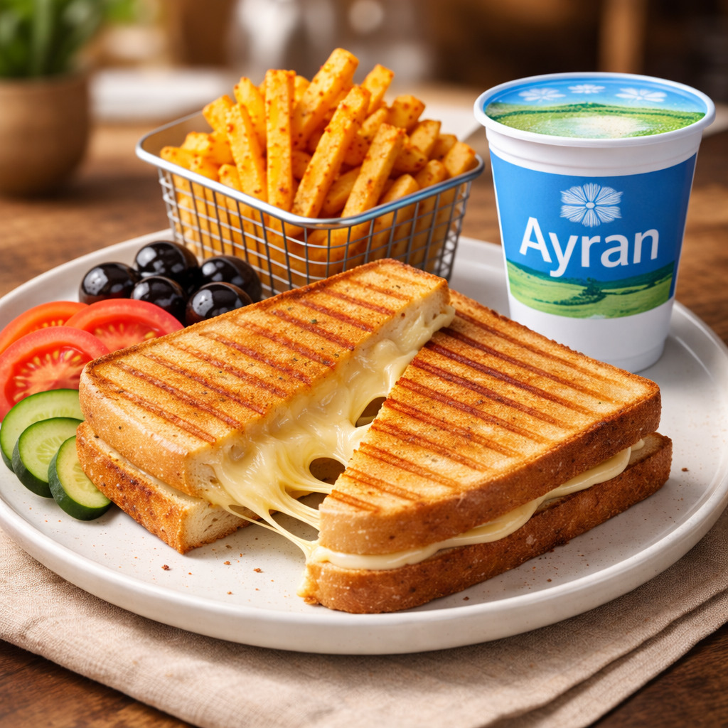 Kaşarlı Tost Menü