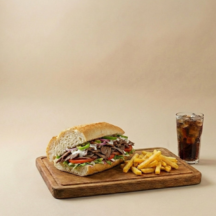Ekmek Arası Et Döner (150 gr.) Menü