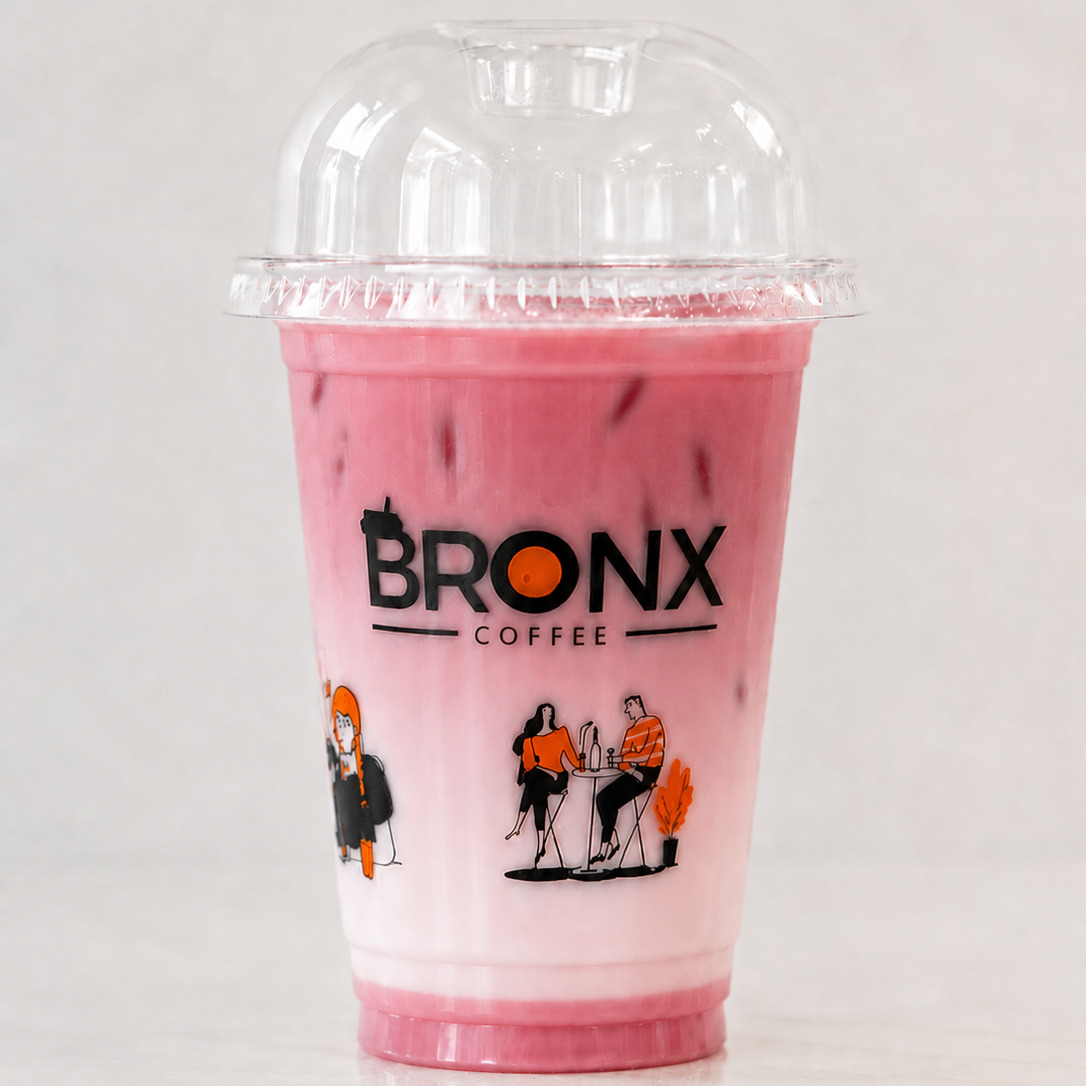 Ice Pink Matcha Latte (16 Oz)
