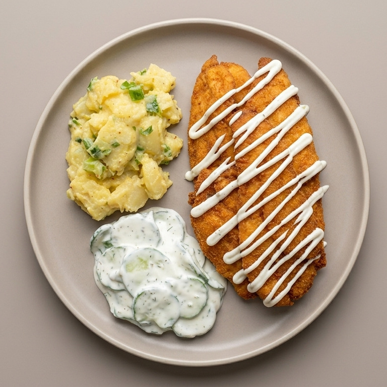 Ranch Soslu Schnitzel