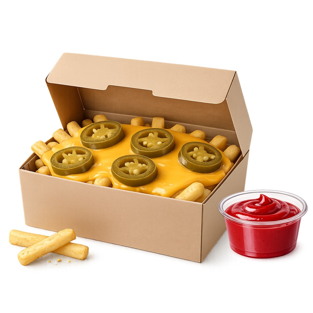 Cheddar & Jalapeno Patates Kızartması