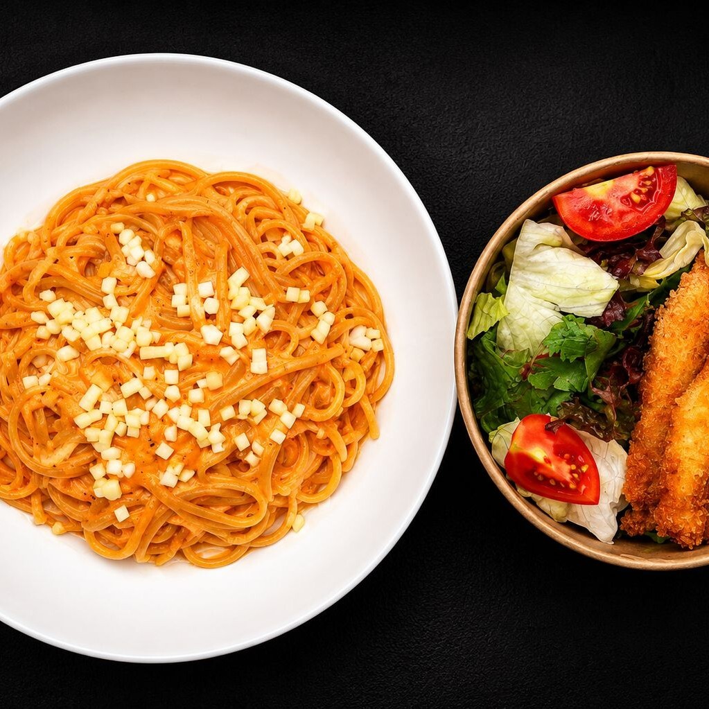 Çıtır Tavuk Linguine