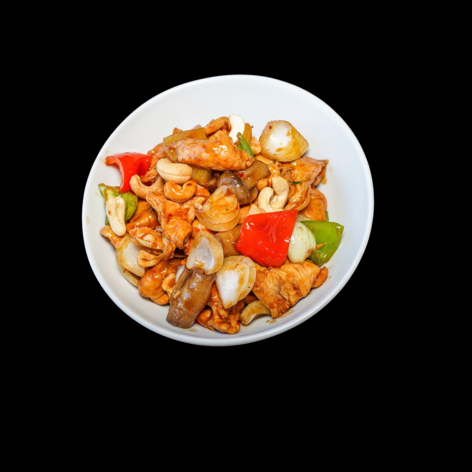 Thai Usulu Kaju Fıstıklı Tavuk
