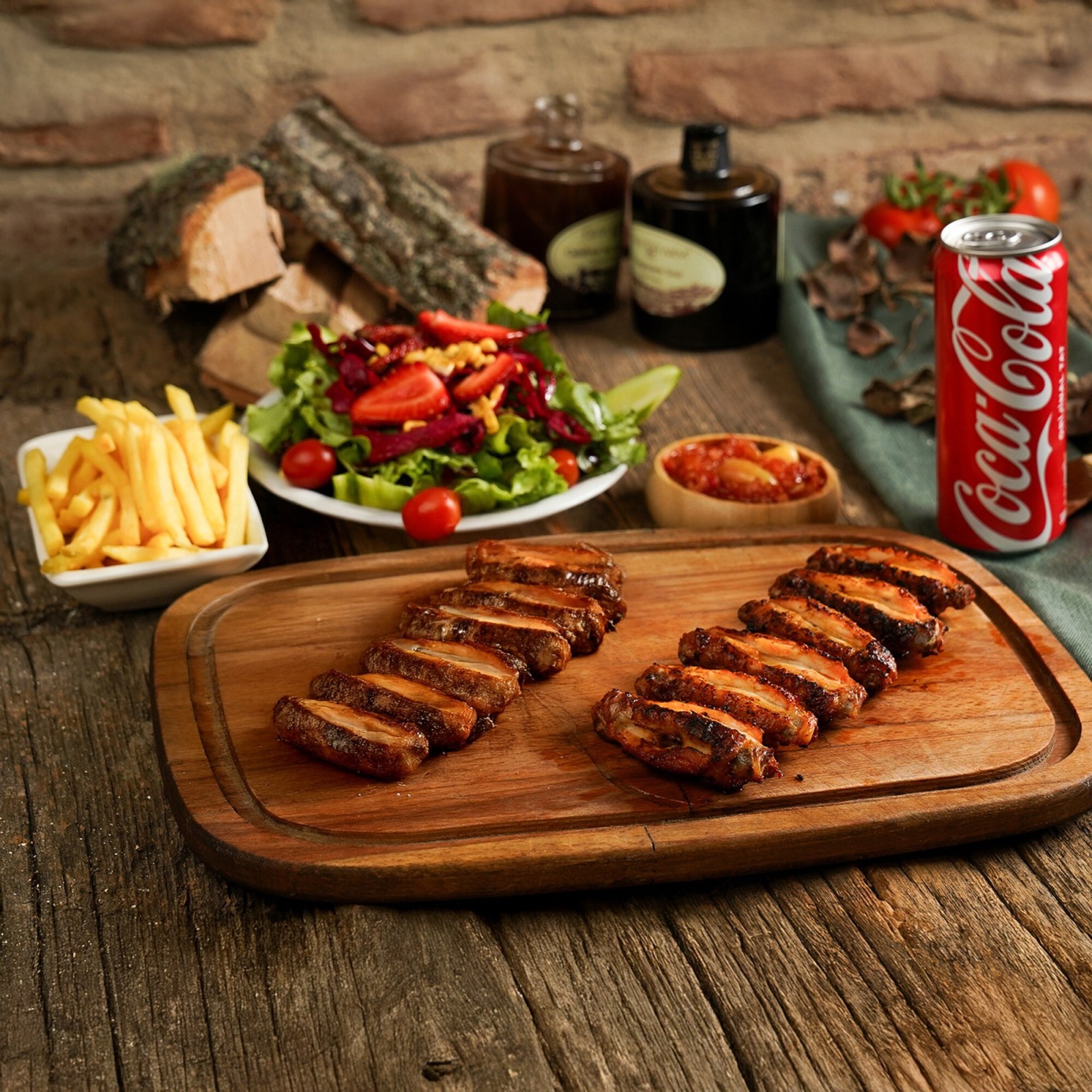 Tavuk Uç Kanat Menü (Tek Kişilik)