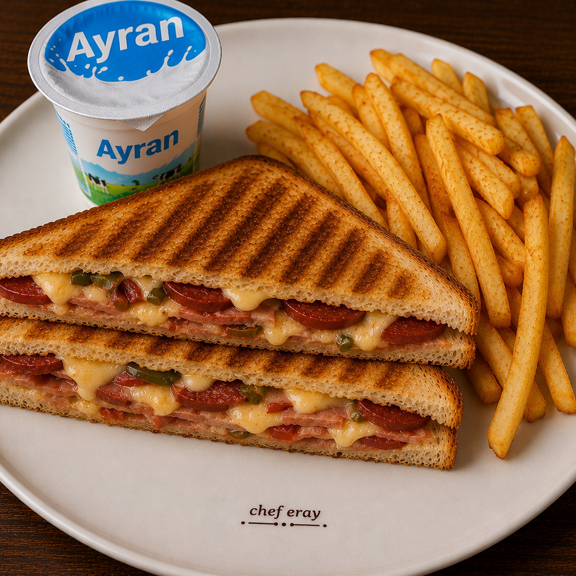 Duble Karışık Tost Menü 1