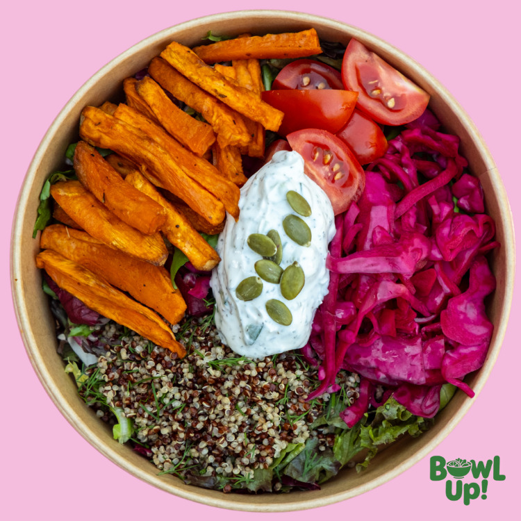 Fırınlanmış Tatlı Patates Bowl