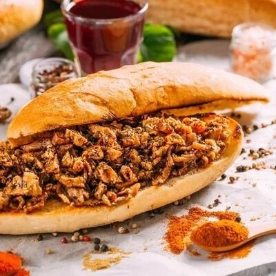 Kokoreç Ekmek Yarım