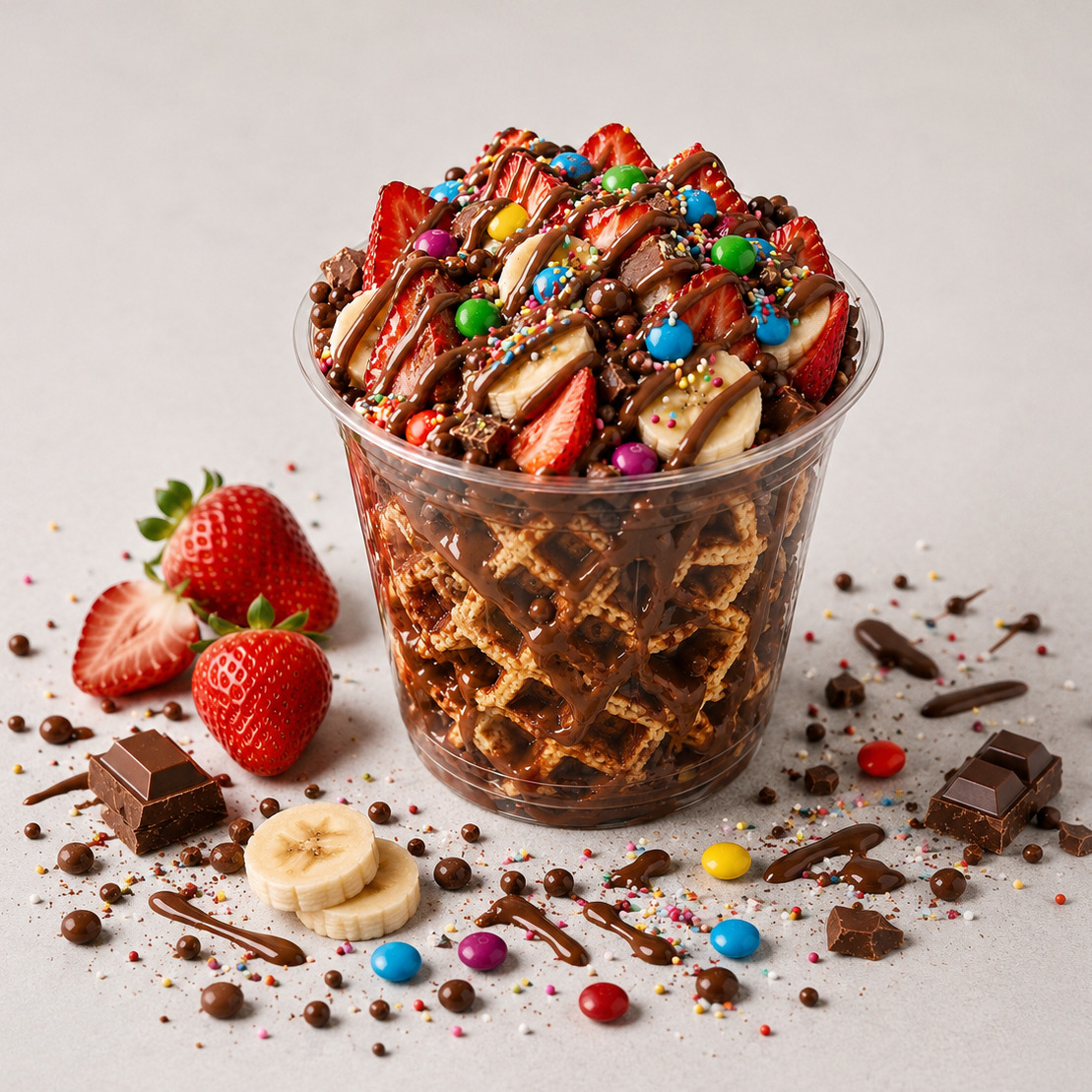 Mini Bardak Waffle