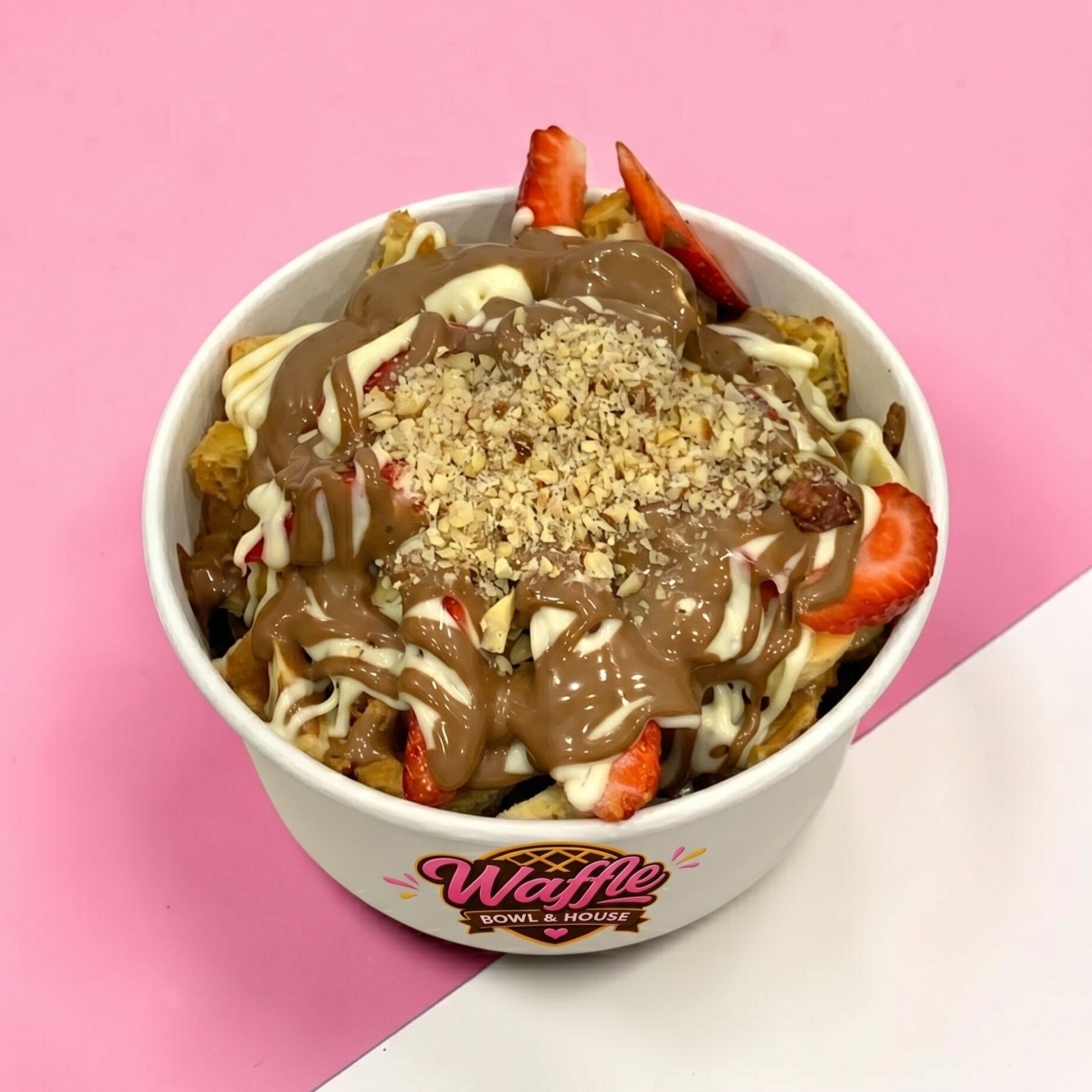 Çikolata Şehri Waffle Bowl (Küçük)