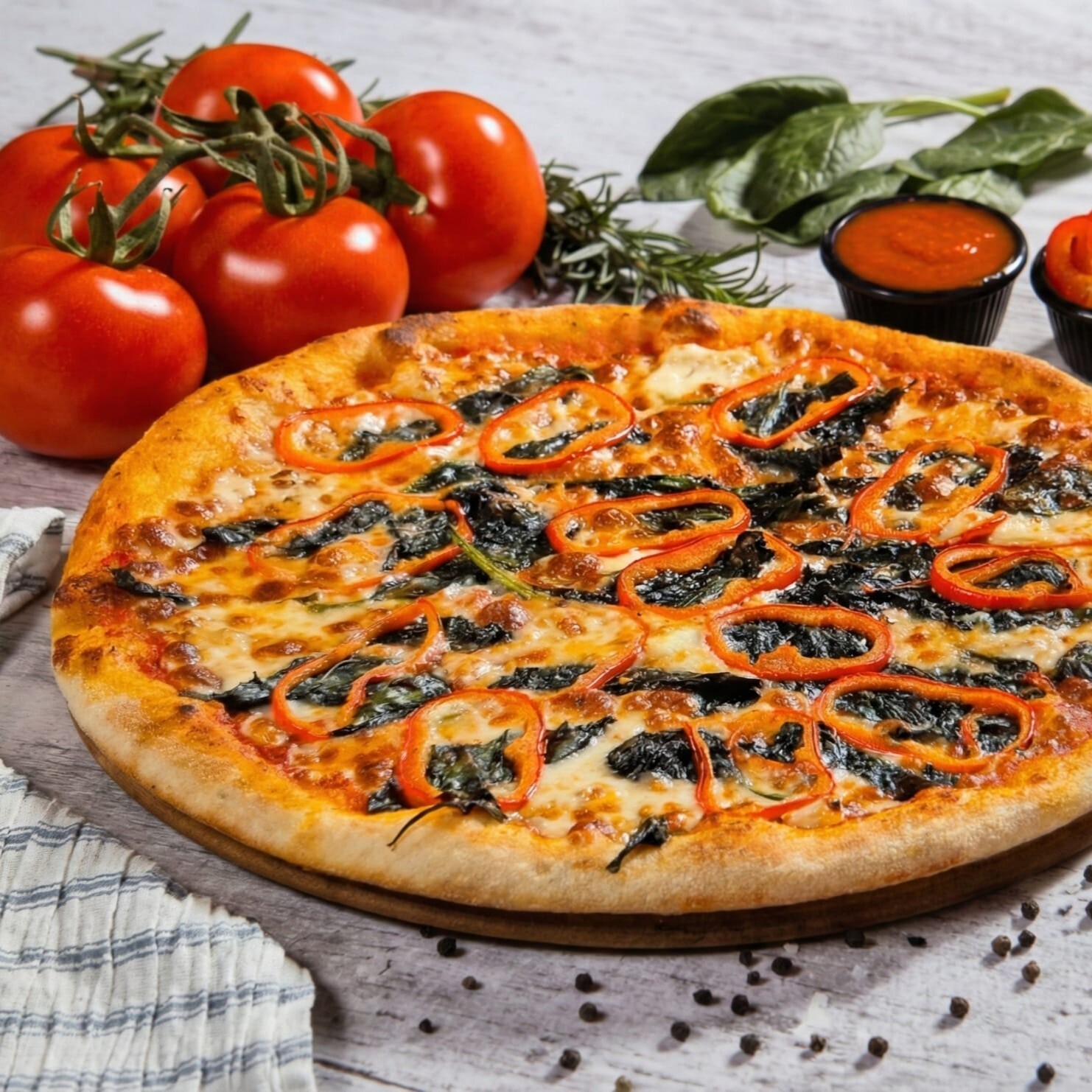 Kavurmalı Pizza (Orta Boy)
