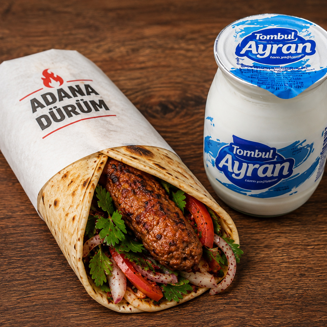 2 li Adana Dürüm + Ayran