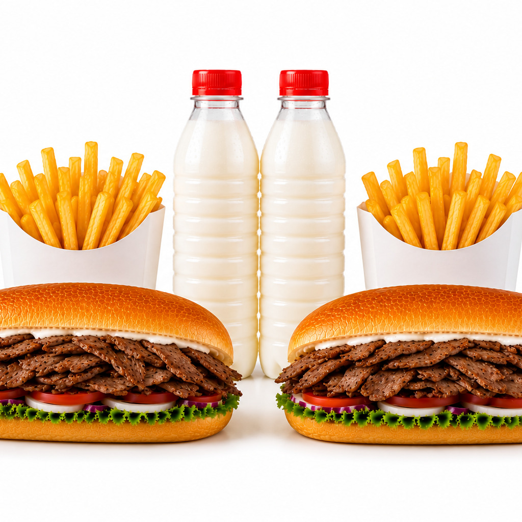 İkili Et Döner Menü