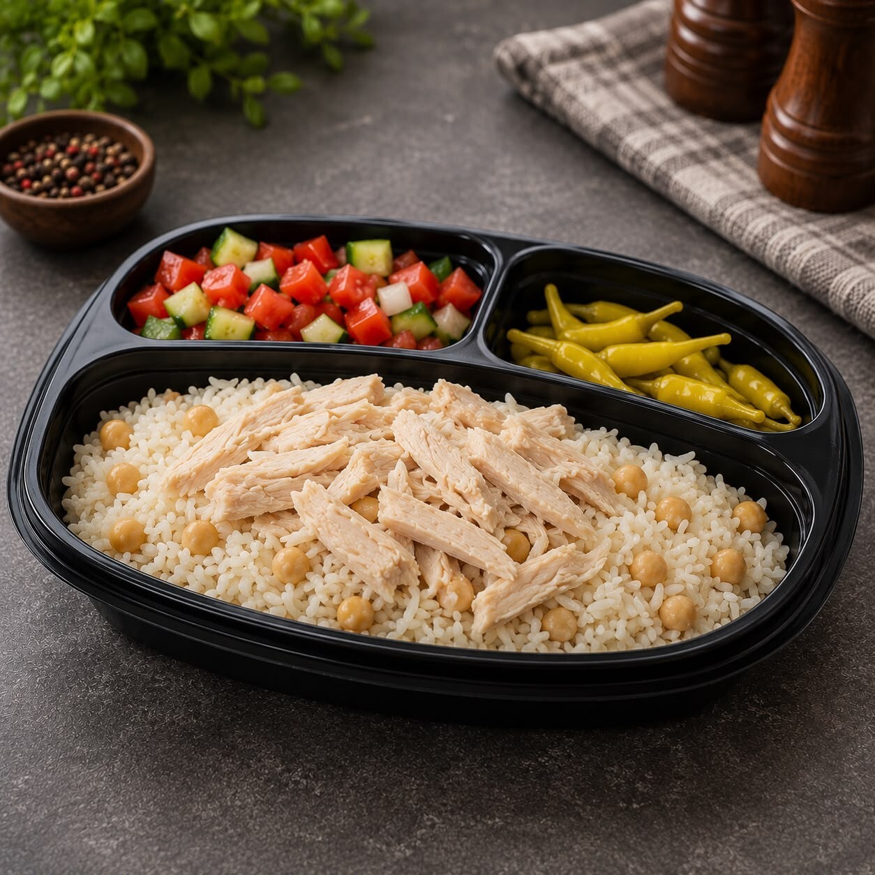 Tavuklu Pilav 1.5 Porsiyon ( 425 Gram )