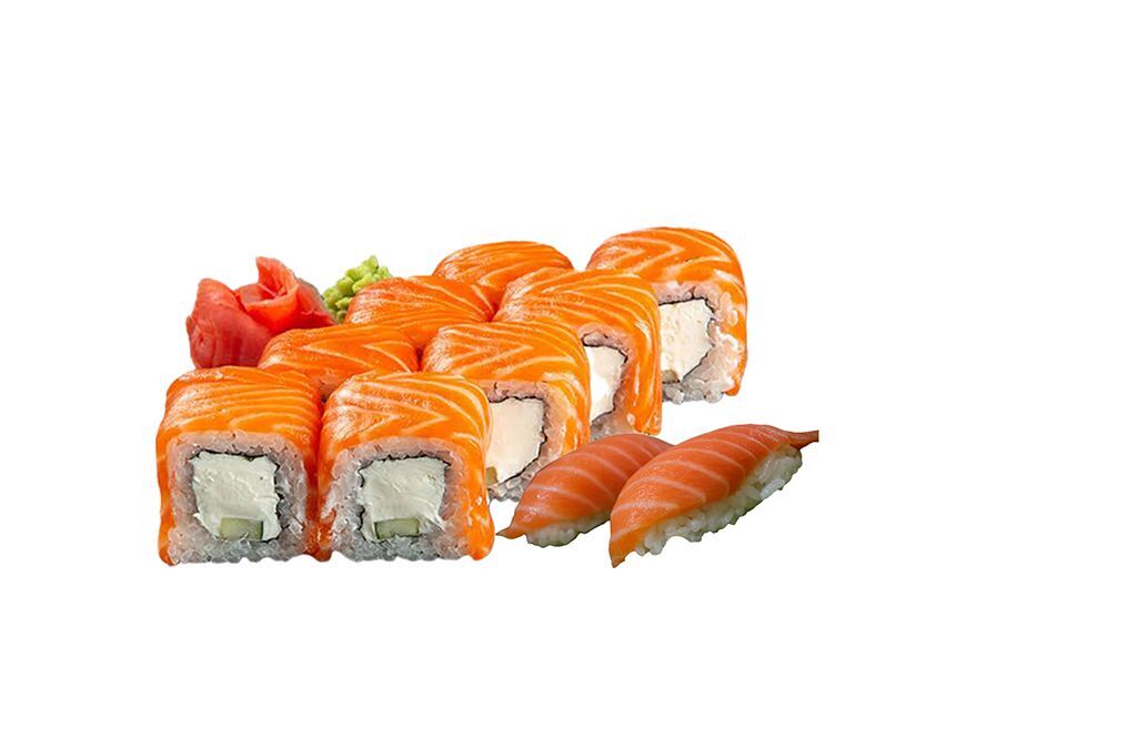 Mini Crazy Salmon Roll ( 10 Pcs )