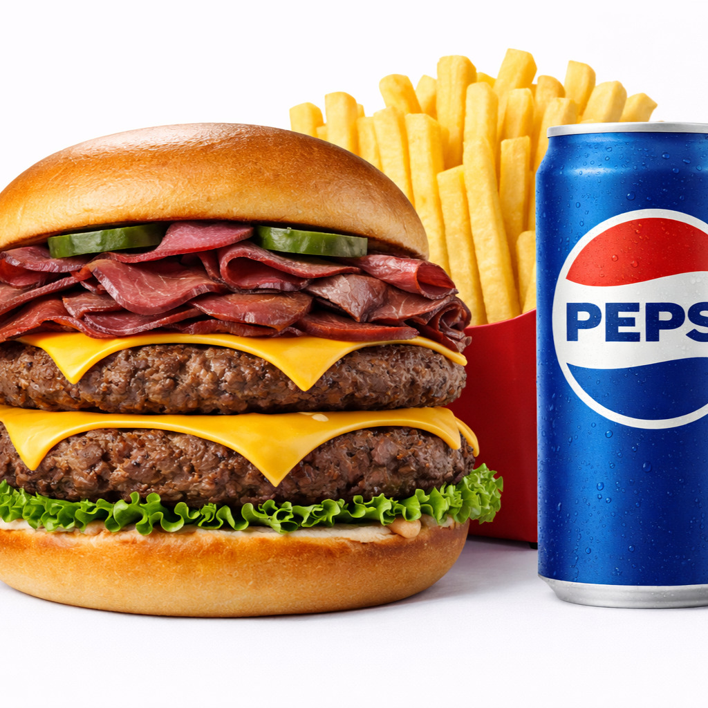 Dubleks Mr Kasap Burger Menü