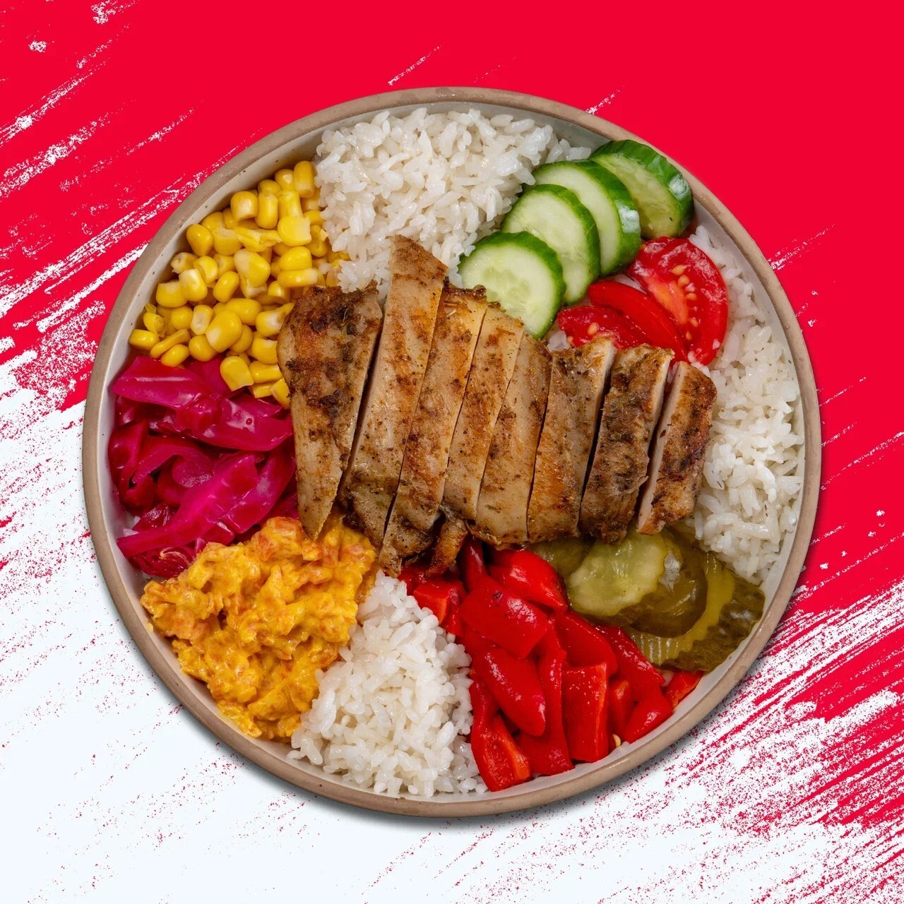 Tavuk Pirzola Pilav Bowl