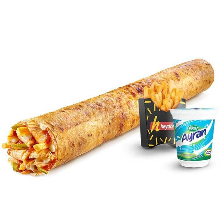 Tavuk Döner Small Dürüm (S) Menü
