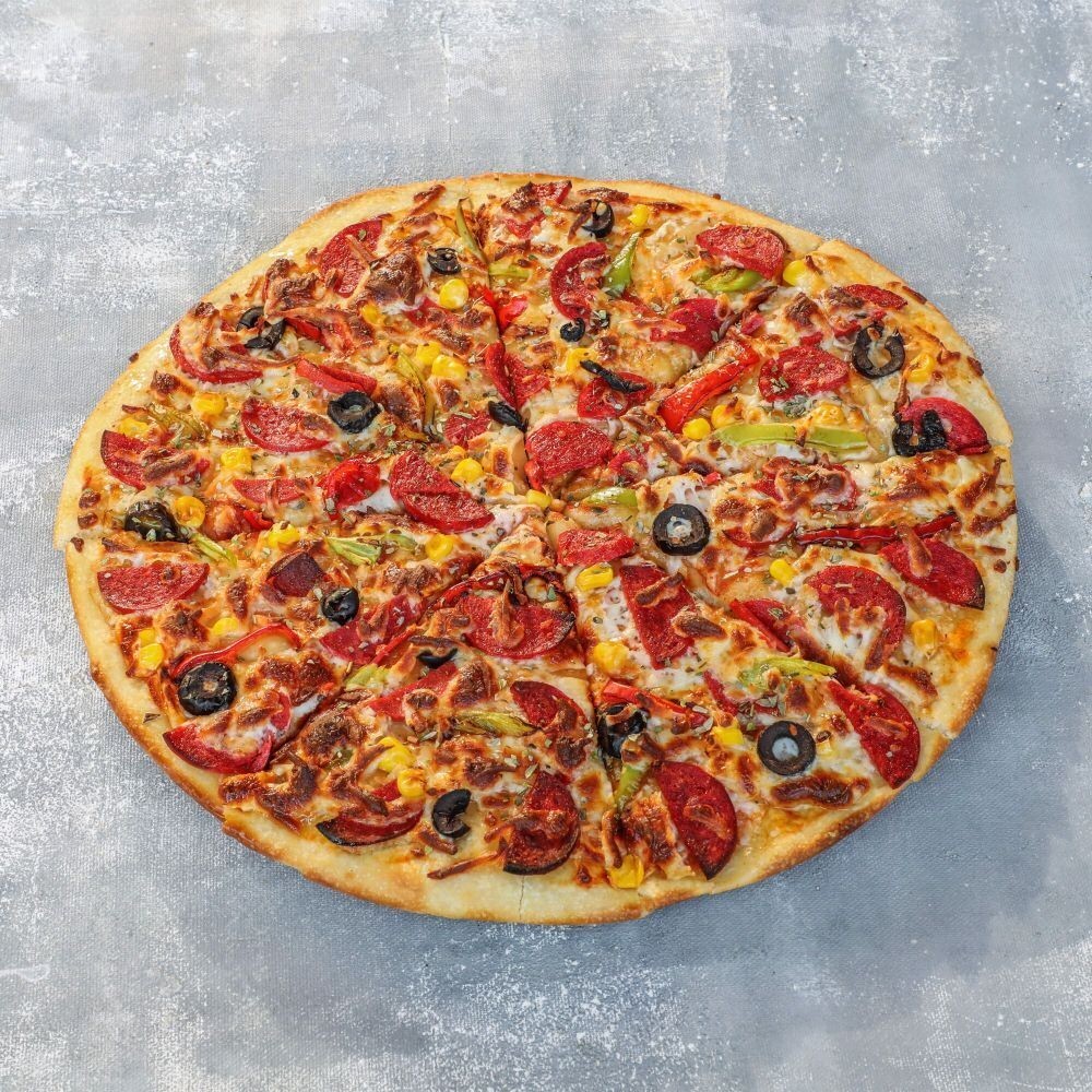 Salam & Sucuk & Sosisli Pizza (Büyük)