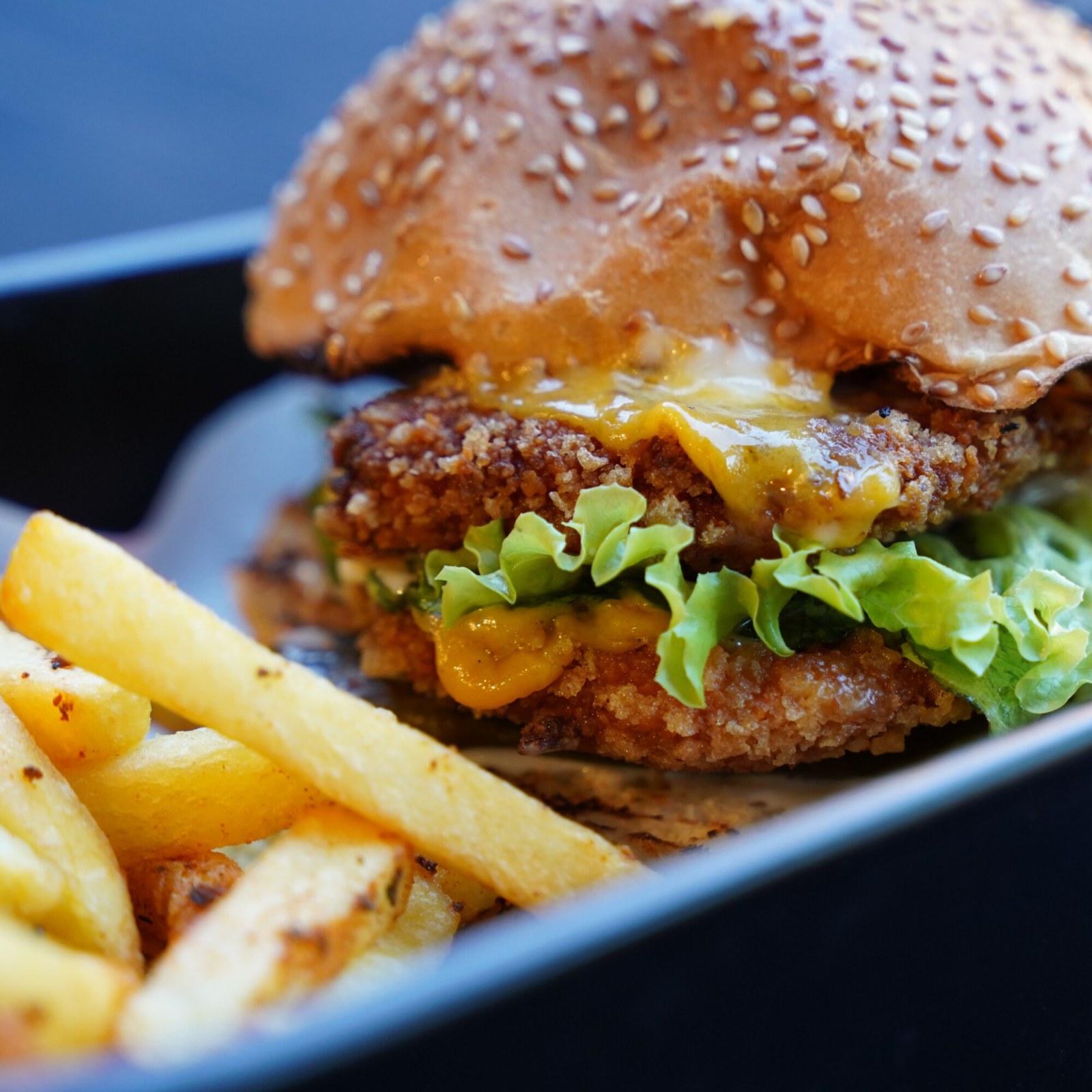 Çift Kat Chicken Burger