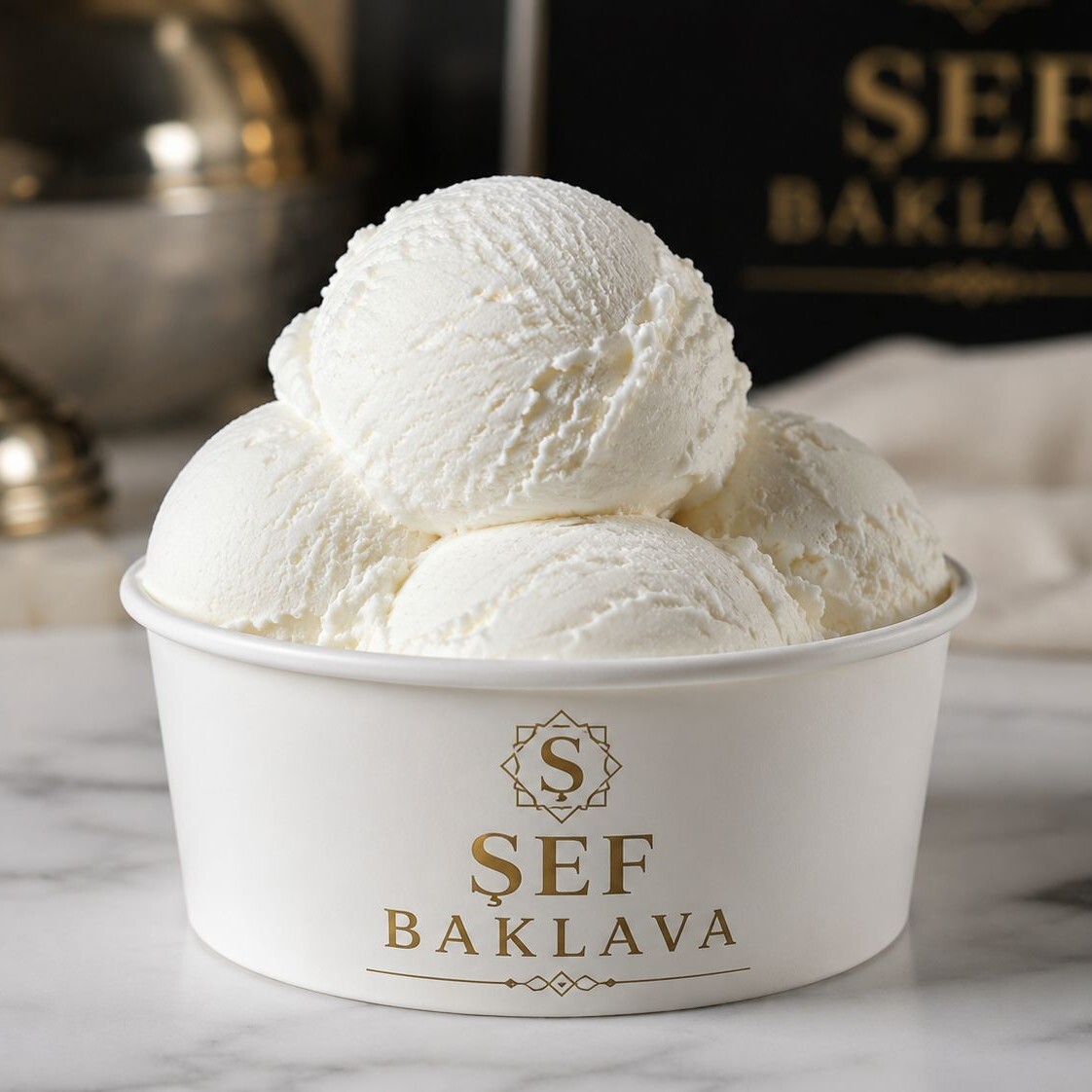Sade Dondurma (500 Gr.)
