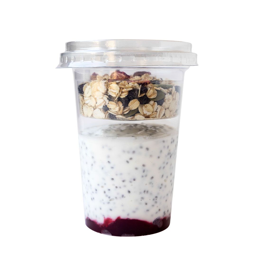 Meyveli Muesli Ve Chia Pot