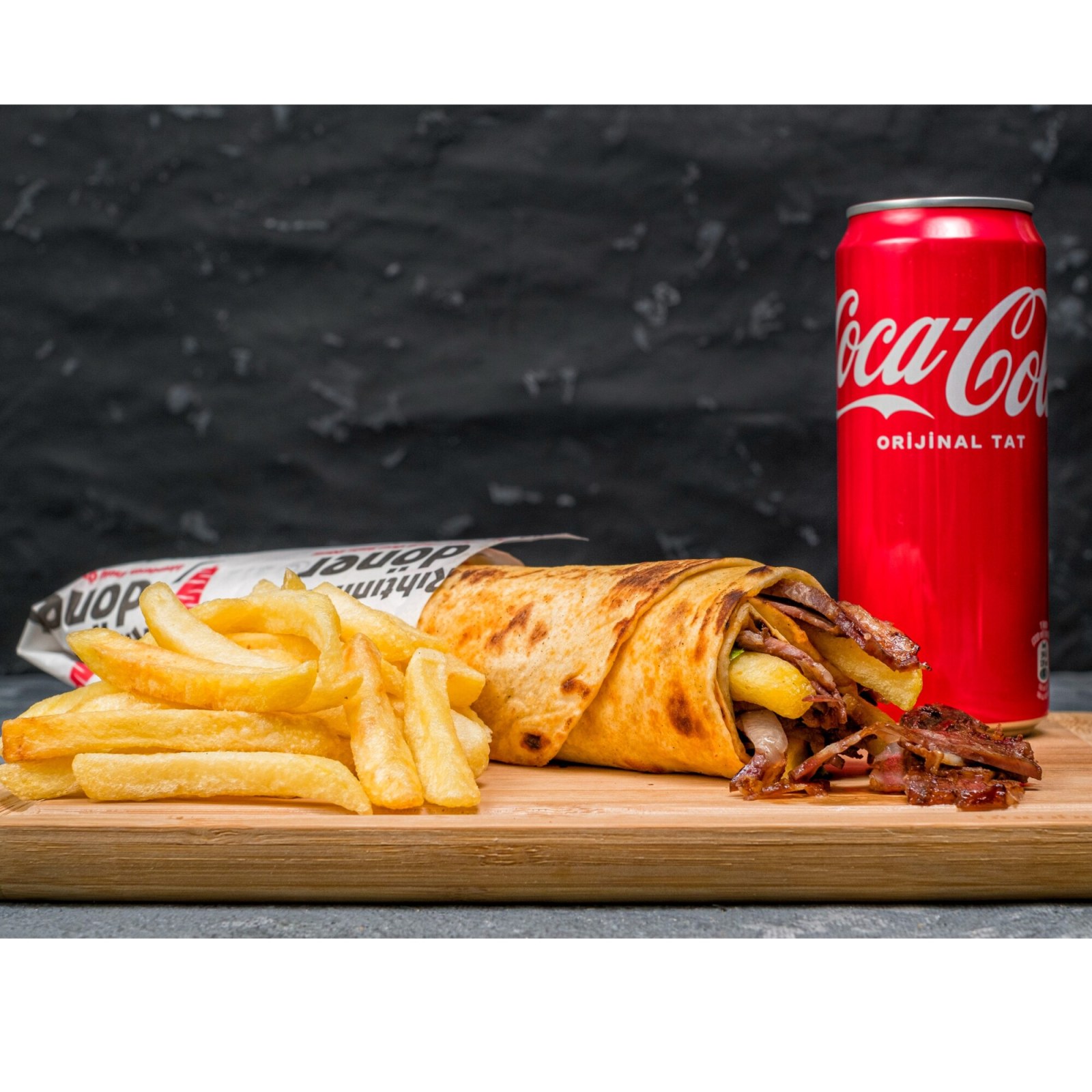 (150 Gr Et Dürüm) Cips + Kutu İçecek Menü