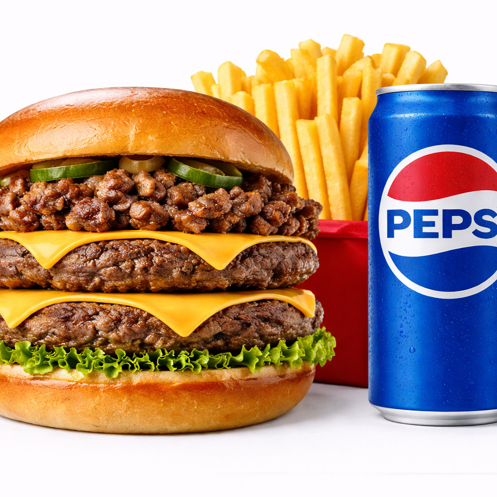 Dubleks Mr Special Burger Menü