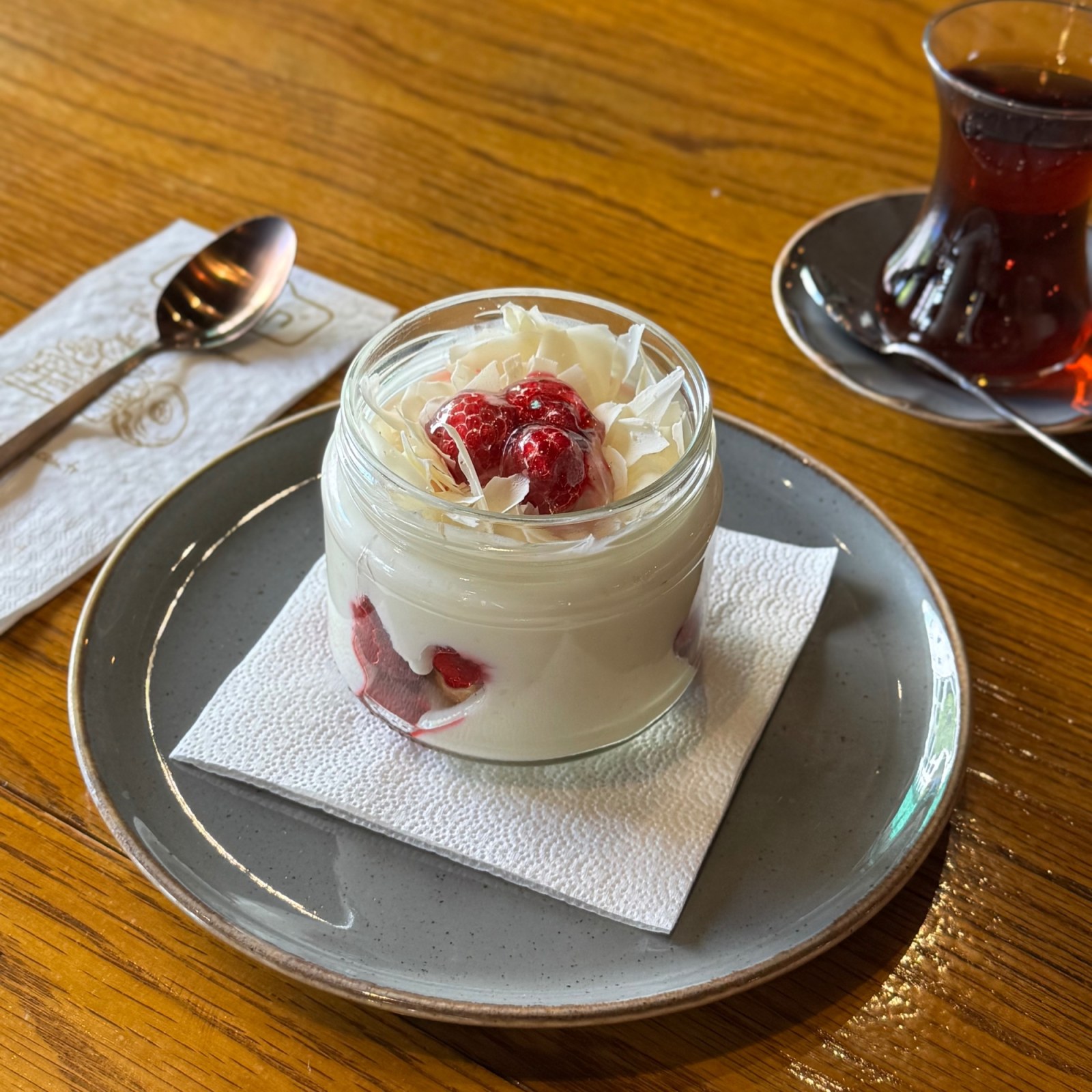 Frambuazlı Muhallebi